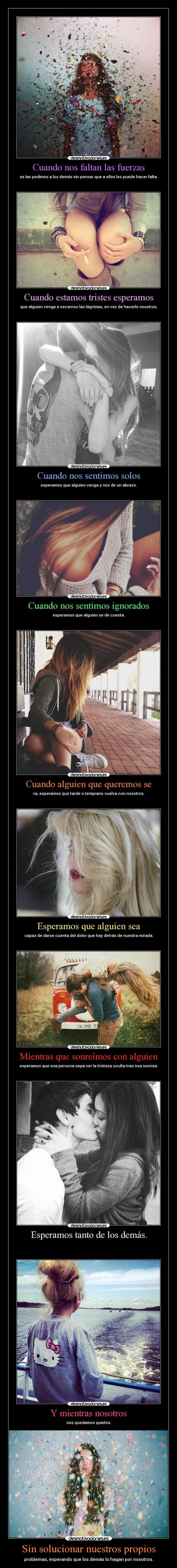 Sin solucionar nuestros propios -