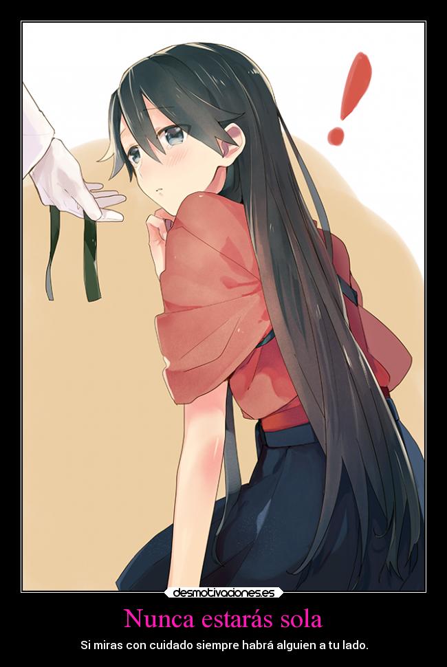 carteles ayuda anime kantai collection lagrimas girl desmotivaciones