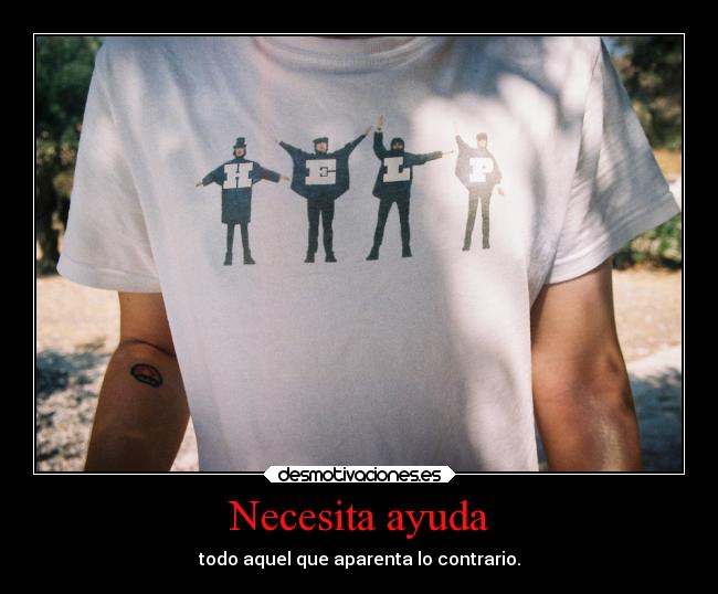 Necesita ayuda -