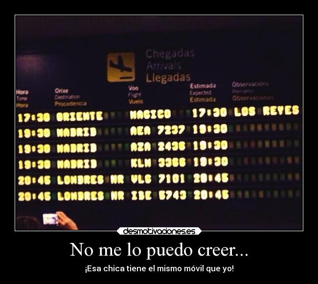 No me lo puedo creer... - 