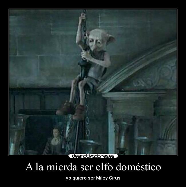 A la mierda ser elfo doméstico - yo quiero ser Miley Cirus