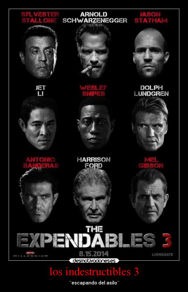 carteles cine actores veteranos injubilables hijos chuck norris desmotivaciones