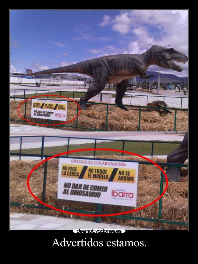 carteles comida humor desmotivaciones dinosaurio desmotivaciones