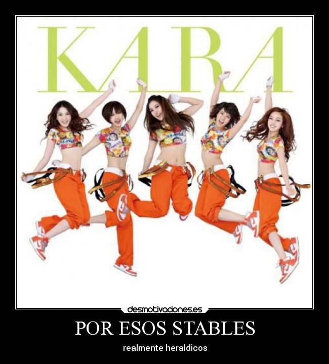 POR ESOS STABLES - realmente heraldicos