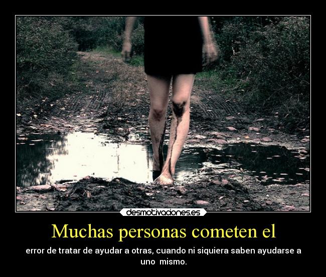 Muchas personas cometen el -