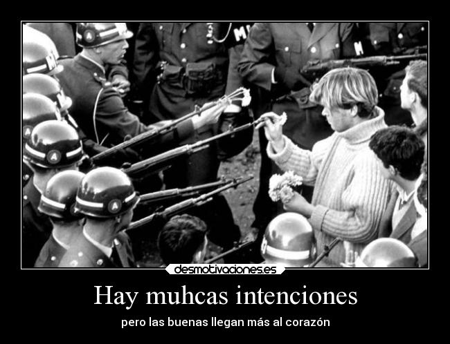 Hay muhcas intenciones - 