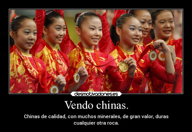 Vendo chinas. - 