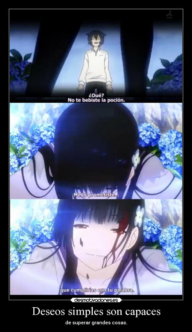 Deseos simples son capaces -