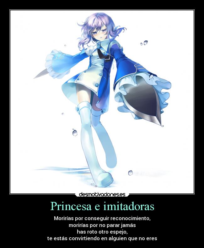 Princesa e imitadoras -