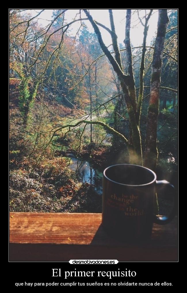 El primer requisito - 
