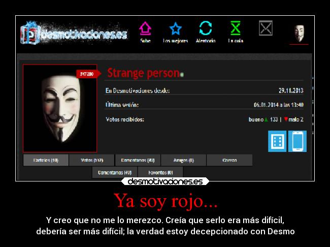 Ya soy rojo... - 