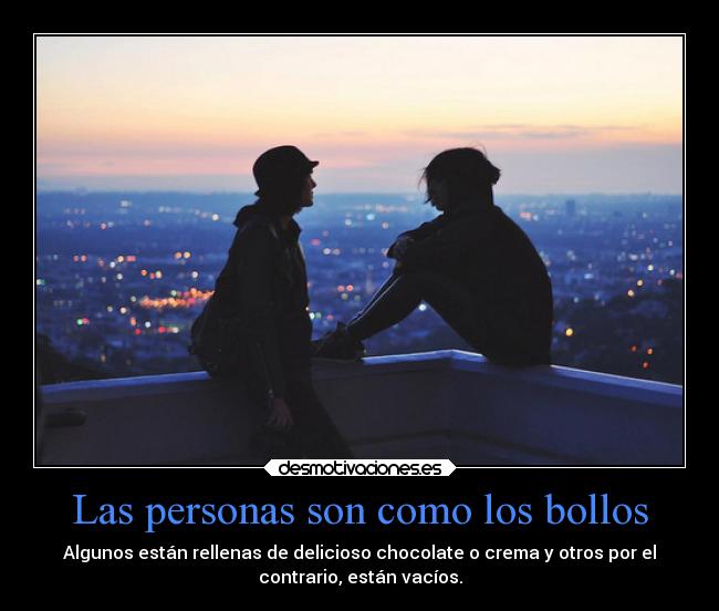 Las personas son como los bollos - 