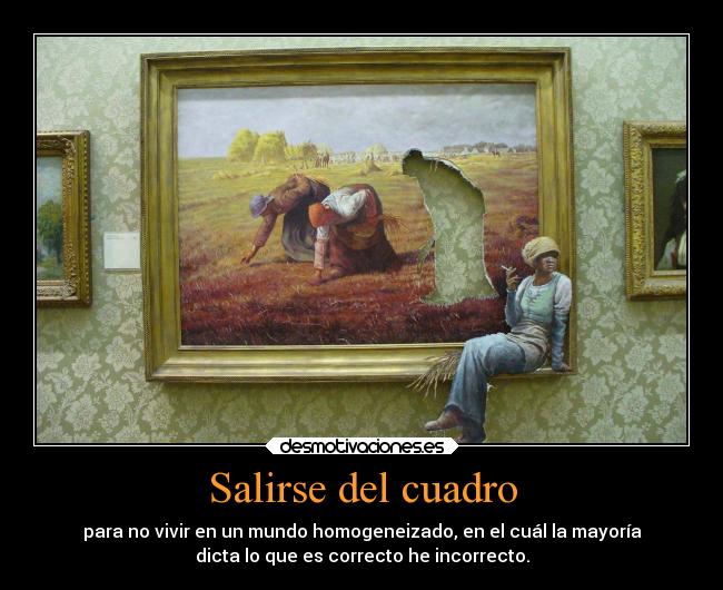 Salirse del cuadro -