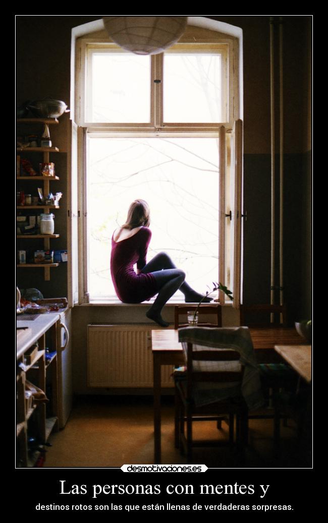 Las personas con mentes y -