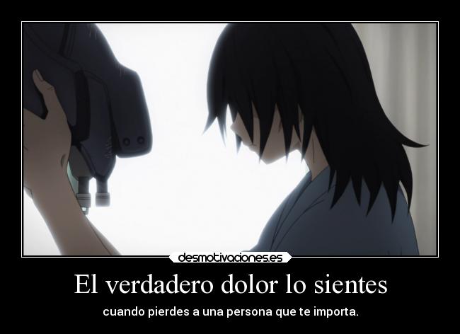 carteles dolor dolor anime sword art online kirito despertar despues sao verdadero perder persona importante desmotivaciones