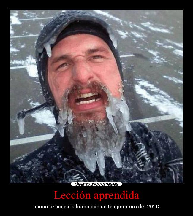 Lección aprendida -