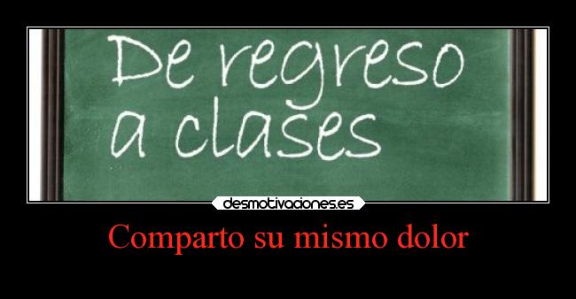 Comparto su mismo dolor - 