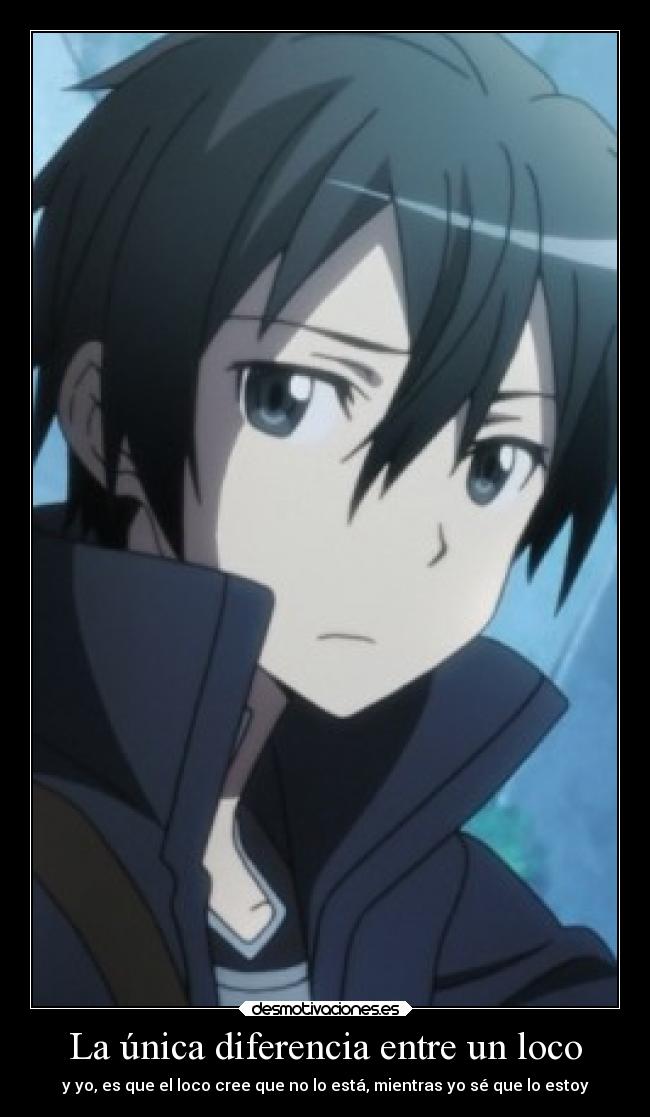 carteles dolor muerte anime otaku manga devilbrigade infiernodeangeles sword art online kirito solo desmotivaciones