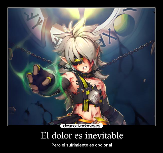 El dolor es inevitable -