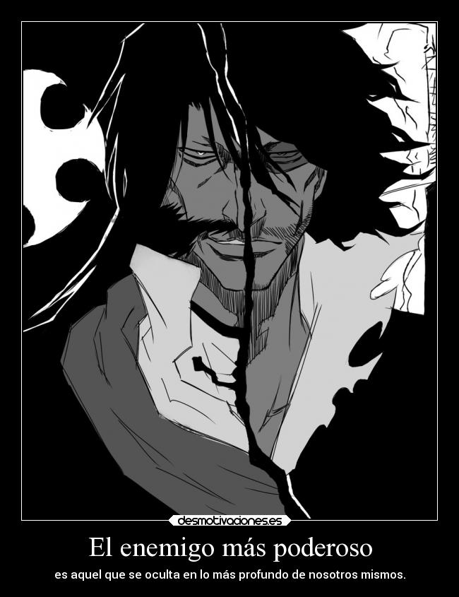 carteles enemigo enemigo anime raptorhunters harukaze manga otaku bleach zangetsu quinzy rival maldad ichigo kurosaki desmotivaciones