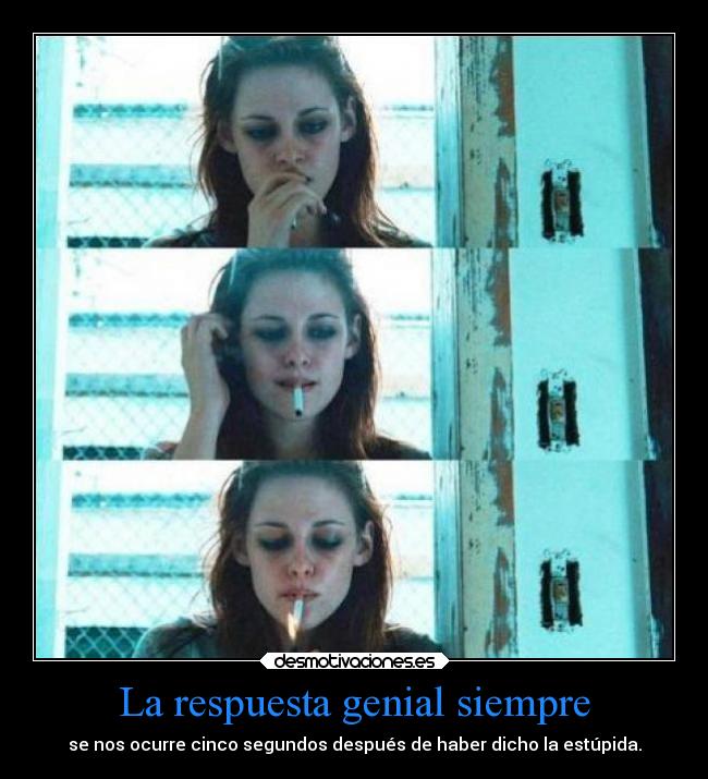 La respuesta genial siempre - 