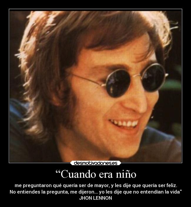 “Cuando era niño - 