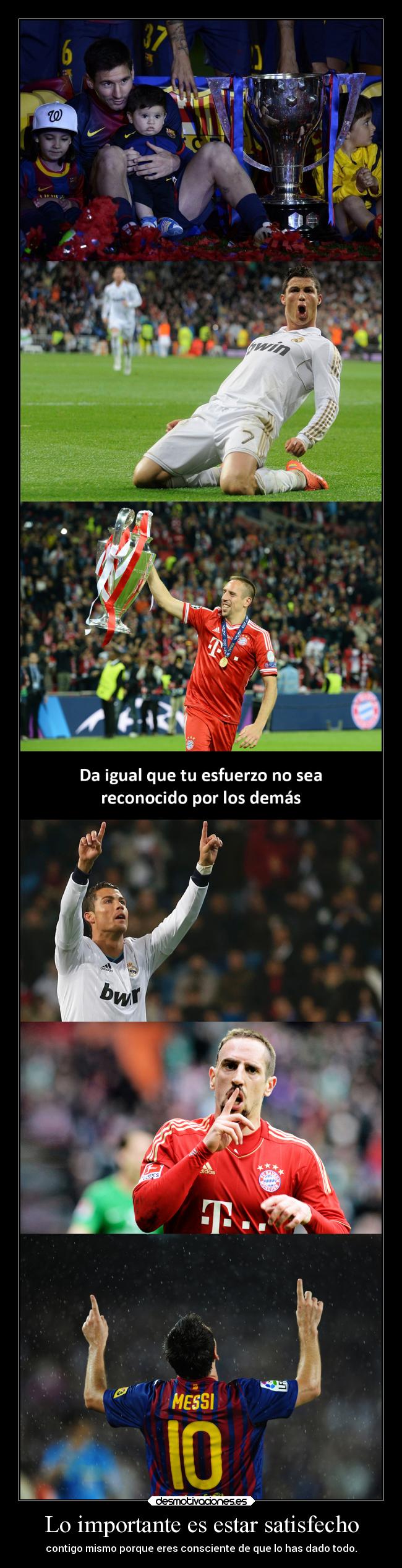 carteles futbol desmotivaciones messi ronaldo ribery breathe wisdom zonumairam bollicaosjota desmotivaciones