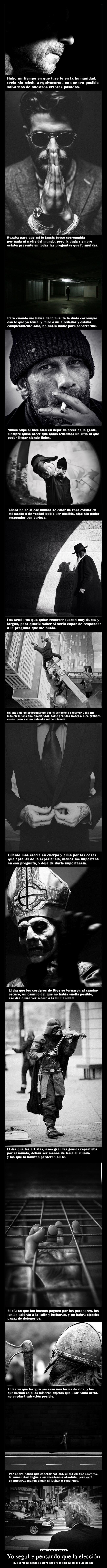 Yo seguiré pensando que la elección -