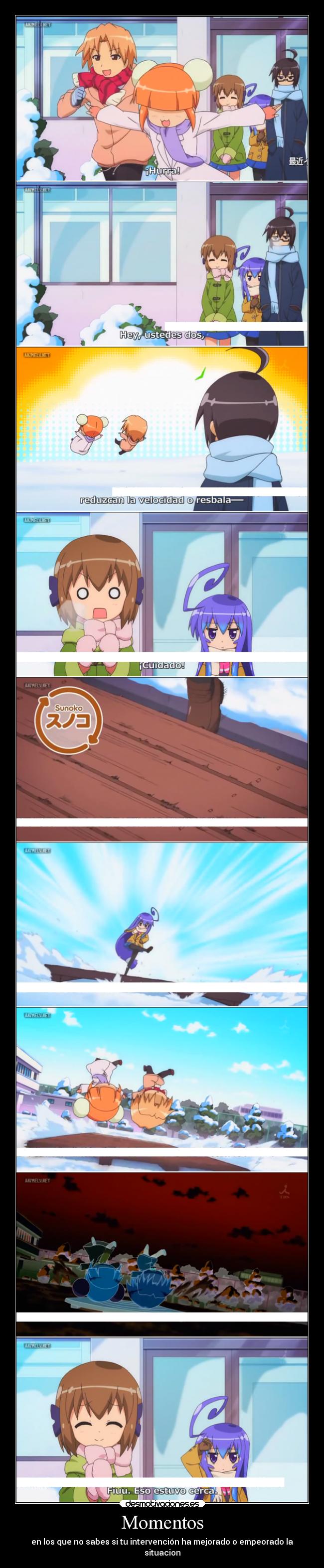 carteles humor anime acchi kocchi tsumiki mas bestia que rin okimura desmotivaciones