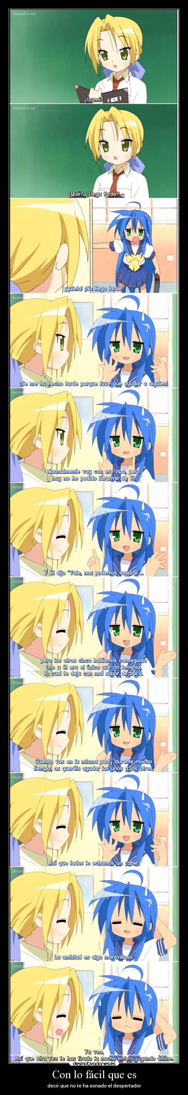 Con lo fácil que es -