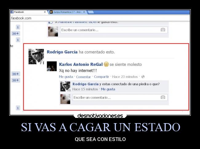 SI VAS A CAGAR UN ESTADO - QUE SEA CON ESTILO