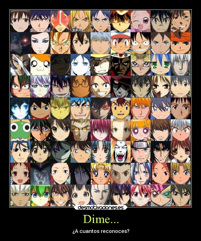 Dime... - ¿A cuantos reconoces?