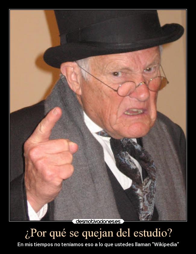 ¿Por qué se quejan del estudio? -