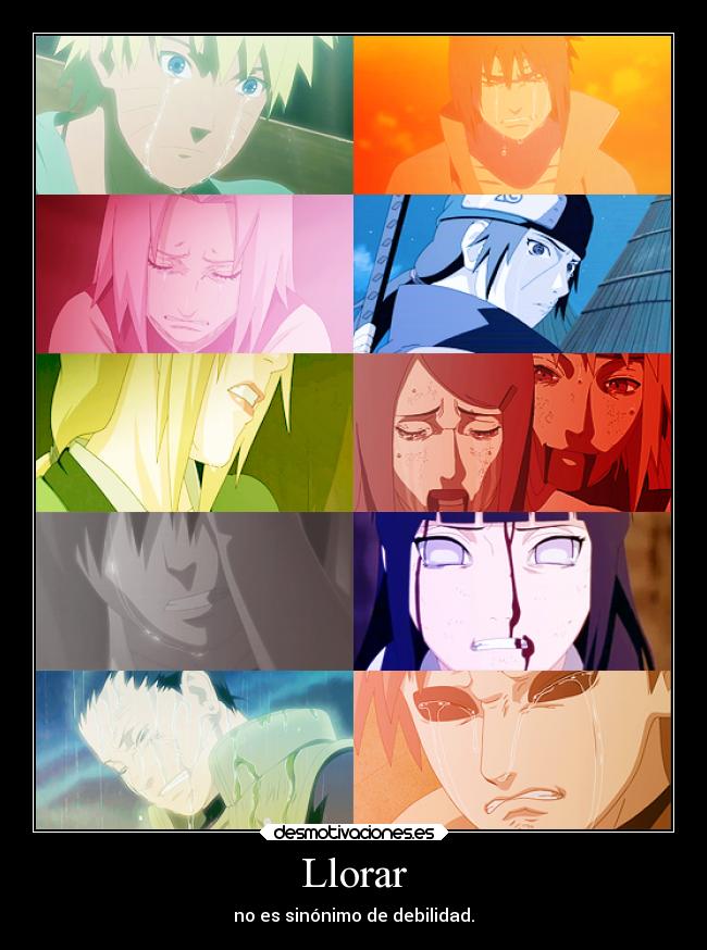 Llorar - no es sinónimo de debilidad.