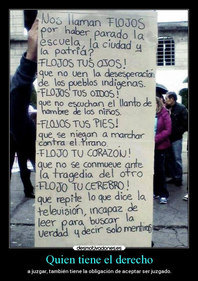 Quien tiene el derecho - 