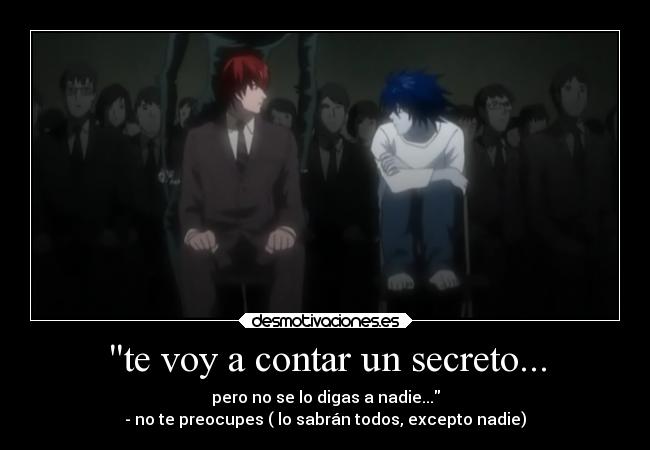 te voy a contar un secreto... - 