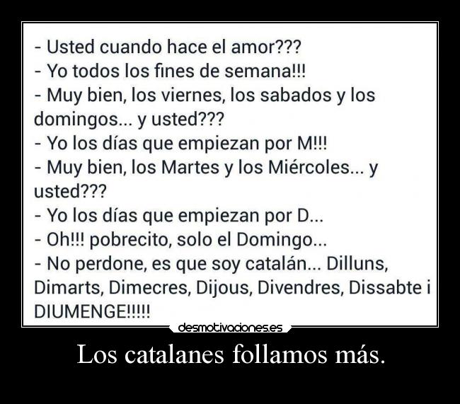 Los catalanes follamos más. - 