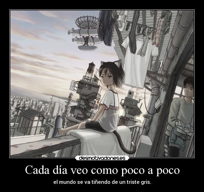 carteles muerte dolor amor mundo anime raptorhunters harukaze manga otaku gris colores neko desmotivaciones