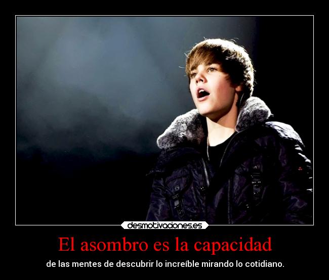 El asombro es la capacidad - 