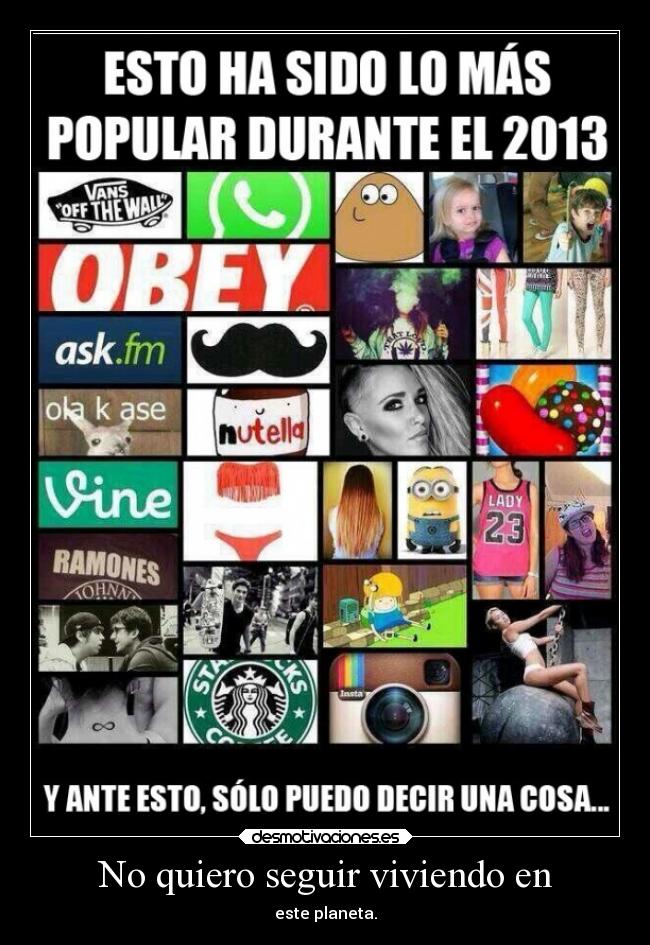 No quiero seguir viviendo en -