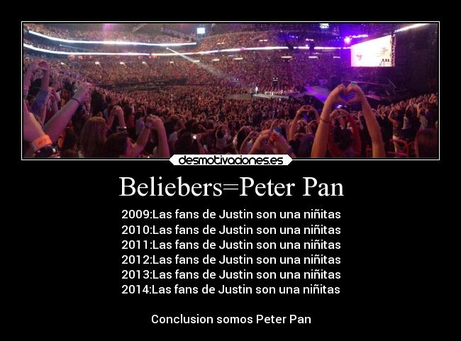 Beliebers=Peter Pan - 