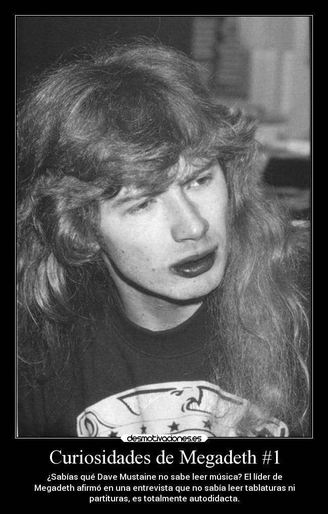Curiosidades de Megadeth #1 -