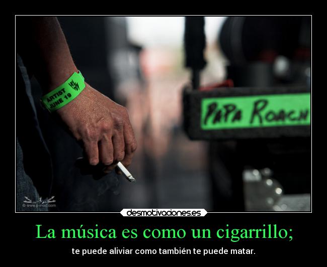 carteles musica musica desmotivaciones papa roach metafora ryuzaky desmotivaciones