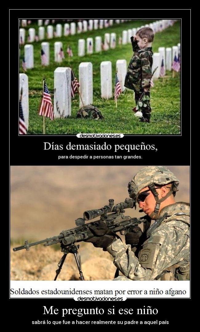 Me pregunto si ese niño - 