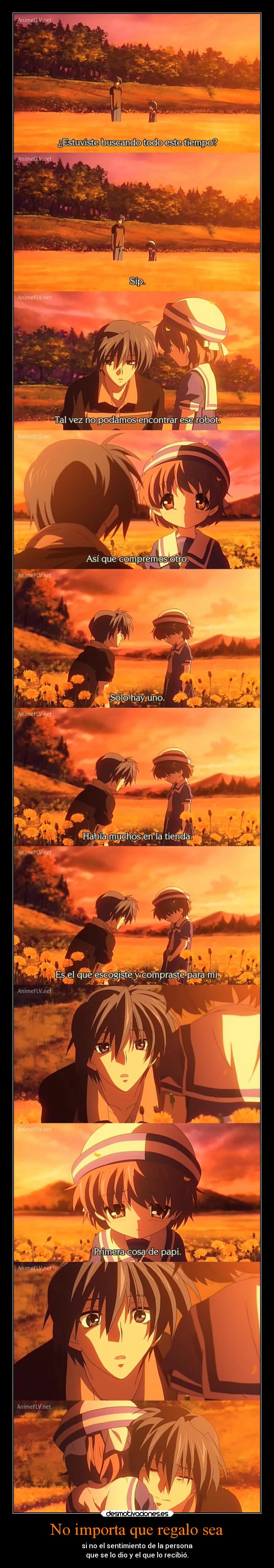 No importa que regalo sea - 