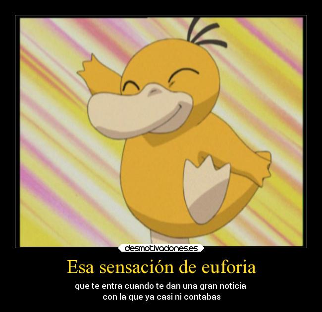 Esa sensación de euforia - 