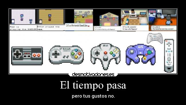 carteles pokemon videojuego consolas snes n64 ngc wii desmotivaciones