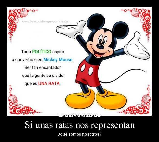 Si unas ratas nos representan - ¿qué somos nosotros?
