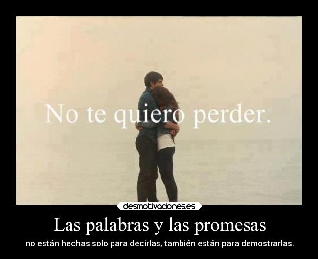 Las palabras y las promesas - 