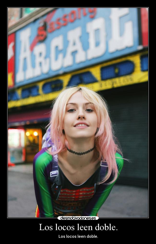 Los locos leen doble. - Los locos leen doble.